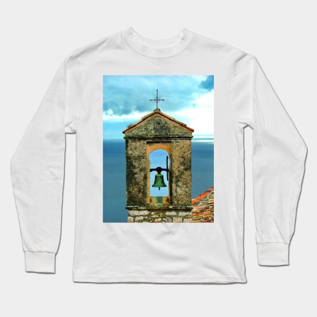 The Bell Tower in Eze Long Sleeve T-Shirt by BrianPShaw